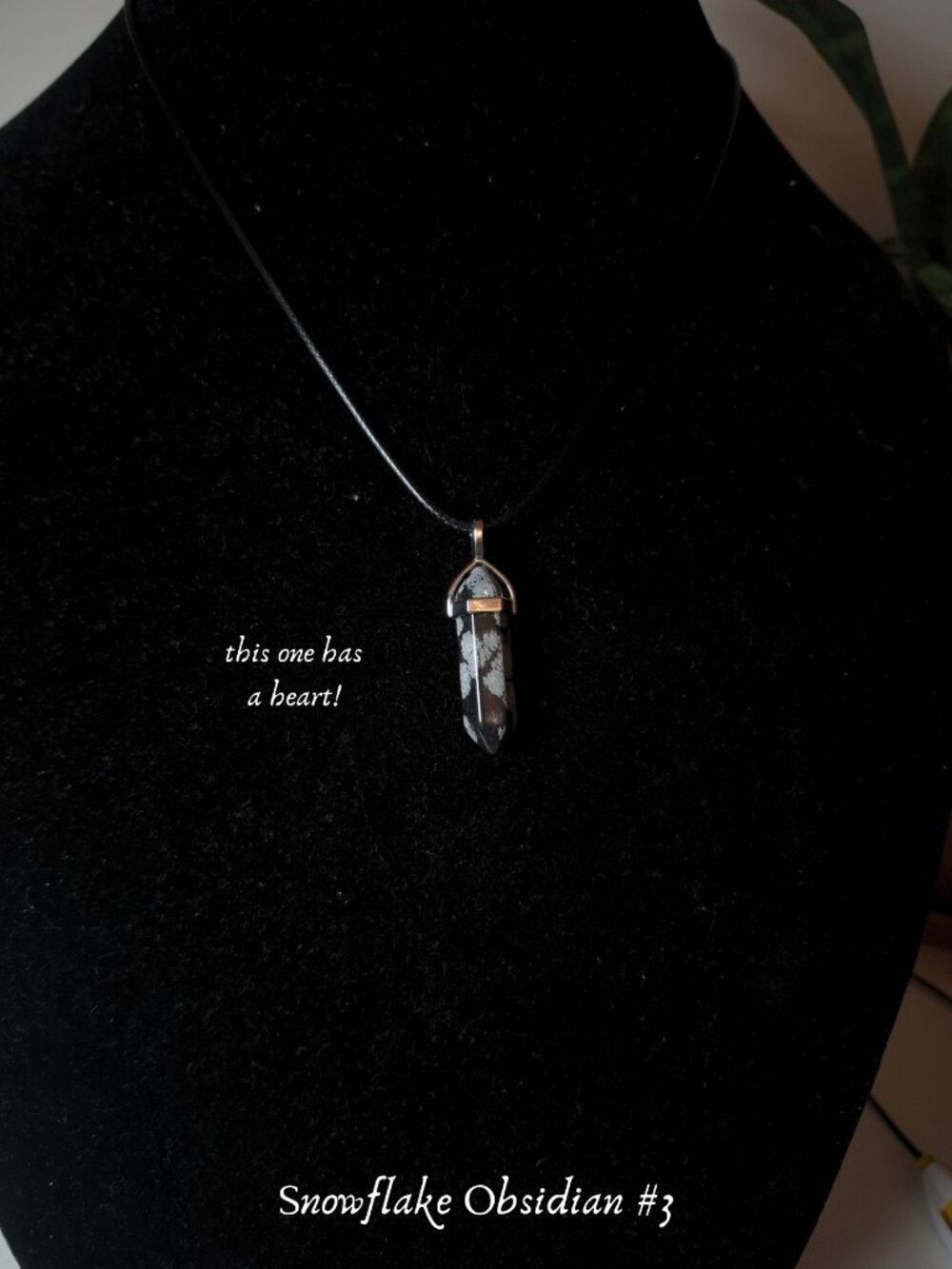 Snowflake Obsidian Necklaces - Picture 6 of 8